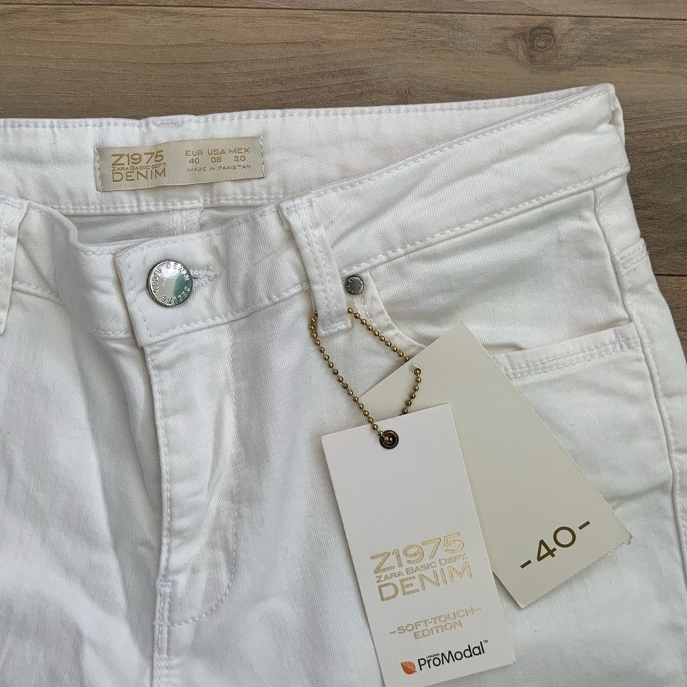 Zara Z1975 BASIC MID WAIST SKINNY JEANS - Picture 4 of 9